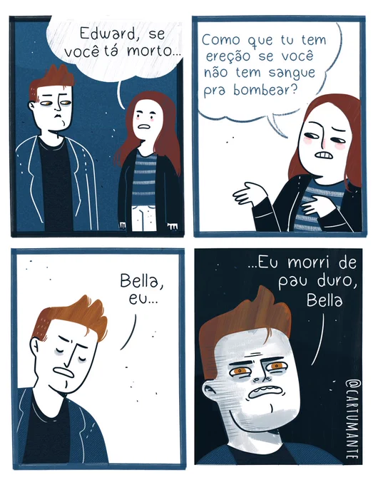 Maaano eu vi essa discussão na internet e PRECISAVA fazer uma tirinha com esse dialogo 