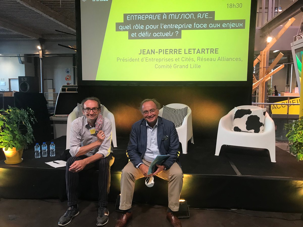 Welcome Jean-Pierre Letartre !
Avec vous ce soir nous parlons de l'entreprise à mission, RSE : quel rôle face aux enjeux et défis actuels !
De beaux échanges en perspective !
<a href="/E_Cite/">joguinhos vip</a>
<a href="/reseaualliances/">Réseau Alliances</a>
<a href="/EYFrance/">EY France</a>
<a href="/EYnews/">EY</a>
<a href="/MEDEFLM/">Medef Lille Métropole</a>
@MEL_Lille
<a href="/hautsdefrance/">Région Hauts-de-France</a>
<a href="/roubaix/">Ville de Roubaix</a>
<a href="/TourcoingVille/">Ville De Tourcoing</a>