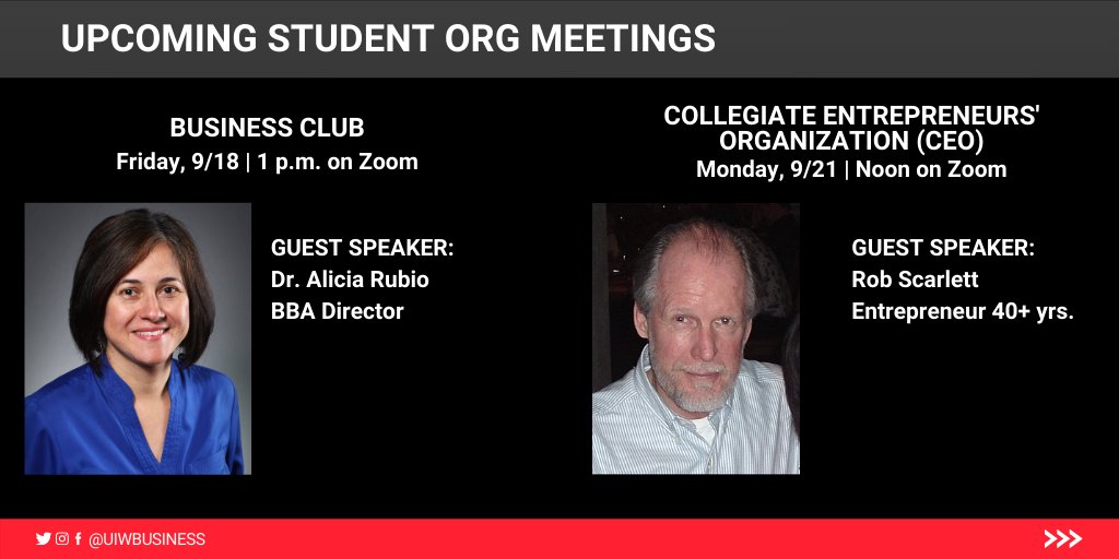 UIWbusiness's tweet photo. Join @BusinessClubUIW and the CEO club for their upcoming meetings. Use the link below to learn how to join. #HEBSBA #UIWpride 

https://t.co/JhgvoVMvtD https://t.co/voEVcUqOiY