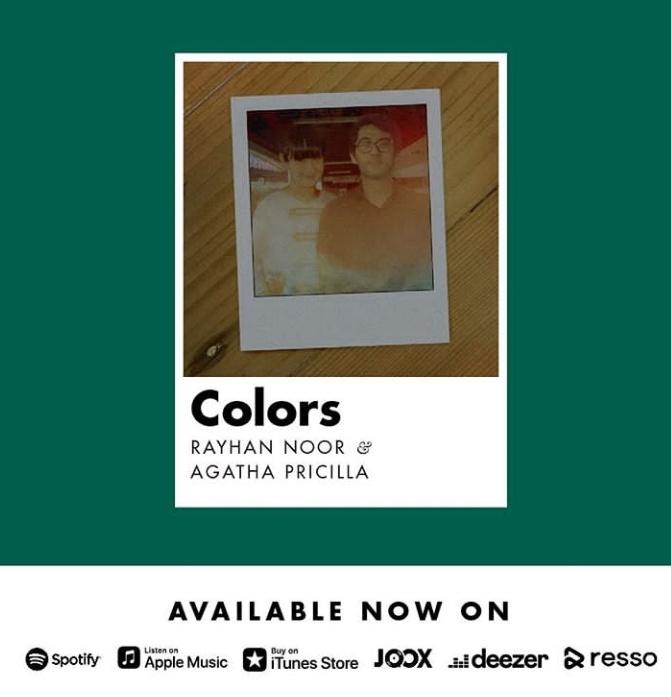 'Colors' single terbaru dari <a href="/agthpricilla/">Agatha Pricilla</a> ft Rayhan Noor sudah bisa di dengar di berbagai platforms music! 💙