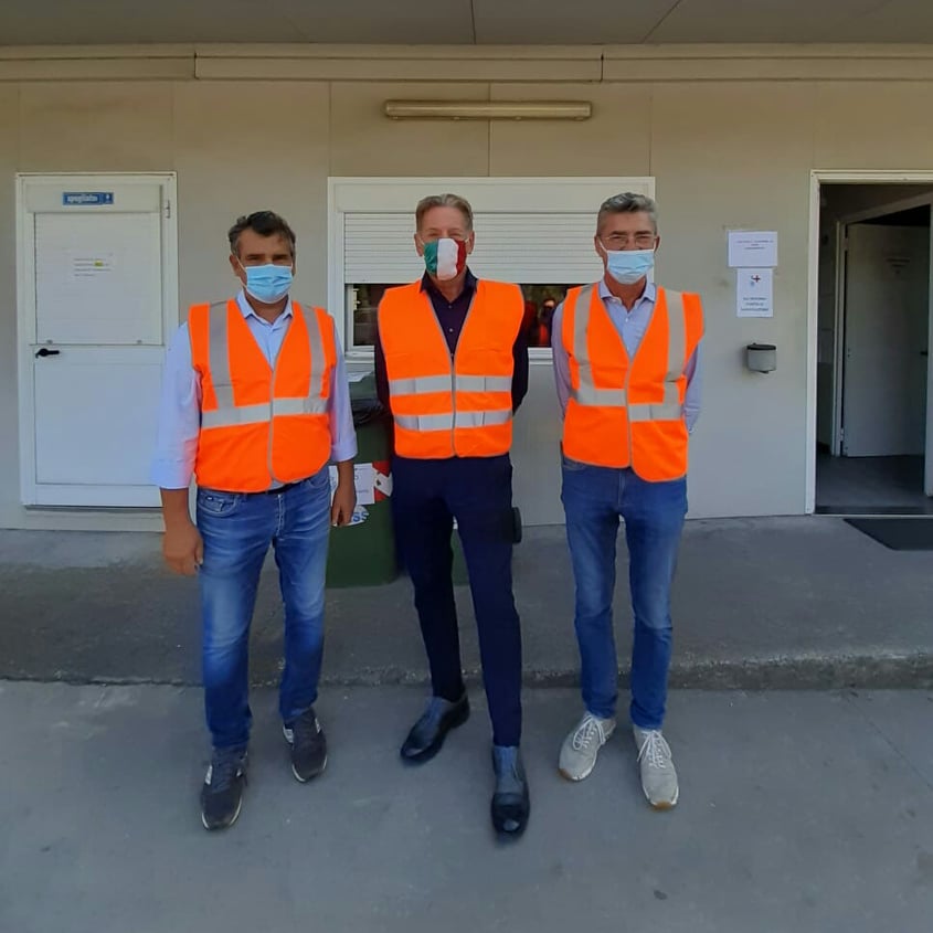 F_Scoccimarro's tweet photo. 🇮🇹
Ieri "tour" in @regioneFVGit con tappe a #Gorizia, #Flaibano e Rive d'Arcano con i rappresentanti di IrisAcqua, A&amp;T2000 e il sindaco del comune per importanti incontri. 
Per una regione sempre più green 🌱
 #FVG #FVGreen https://t.co/lDkM0GjwhL