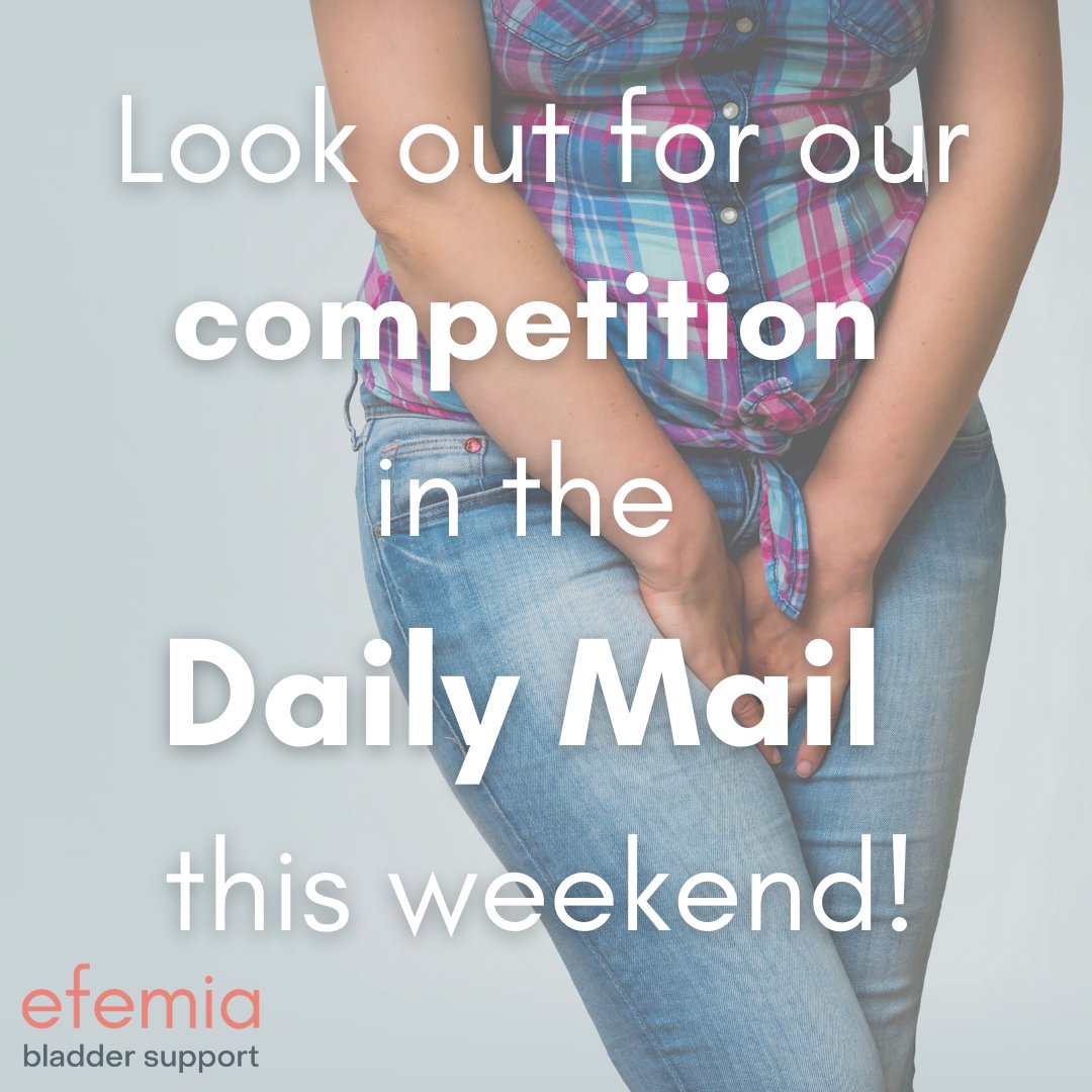 COMPETITION TIME - Check out the Daily Mail, Health and Wellbeing section this weekend and look out for our ad.
Learn more about Efemia, a new device for Female Incontinence at aghealth.co.uk/efemia