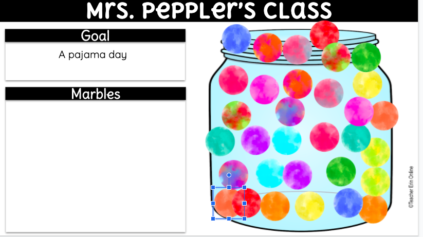 We filled up our 1st marble jar for following expectations and doing our best work! We earned a PJ day on Monday! 🥳🌟 #AViAtors