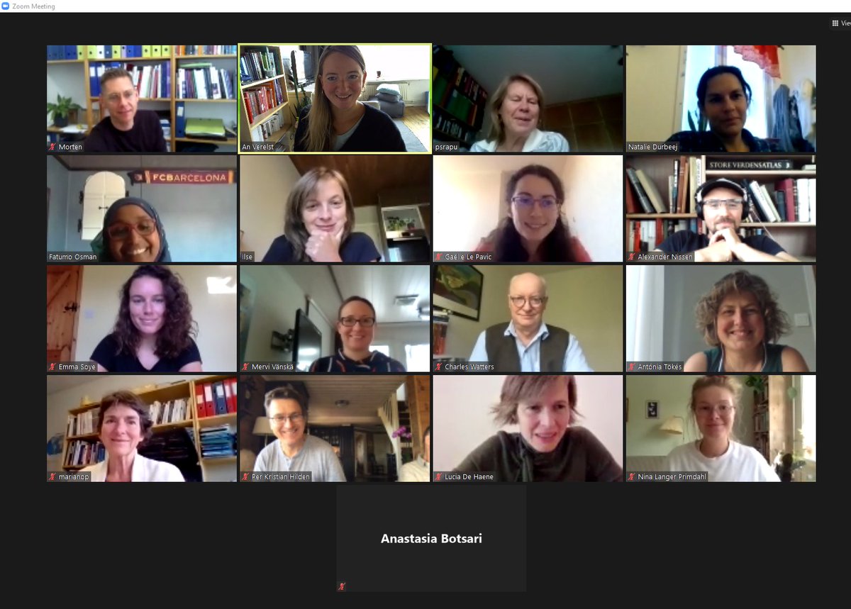 Online or offline - the <a href="/RefugeesWellSch/">RefugeesWellSchool</a> team meetings always drive us forward. Working hard discussing the impact of #psychosocial interventions for young #refugees and #migrants in schools. <a href="/SussexUni/">University of Sussex</a> @TampereUni <a href="/ugent/">UGent</a> <a href="/KU_Leuven/">KU Leuven</a> <a href="/NKVTS/">NKVTS</a> <a href="/uni_copenhagen/">University of Copenhagen</a> <a href="/uppsa/">UPPSA at UIC</a>