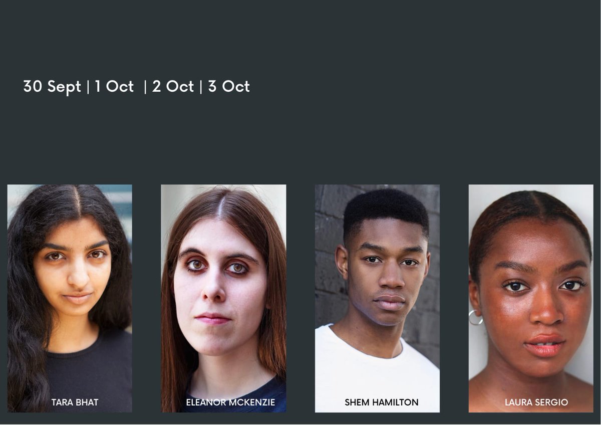 Meet the cast of #StartPlay, 
opening up @TheatrePeckham's #YoungGiftedandBlack season.

Directed by @TobyClarkee 

Considering recent cast announcements, I'm really glad to be be part of a production that champions diverse artists and local stories.

🎟️ theatrepeckham.co.uk/show/start