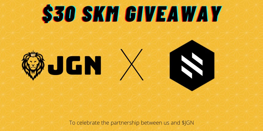 Skrumble Network (@skrumblenetwork) on Twitter photo $SKM X $JGN Giveaway!💪🎁
Let's do a $30 $SKM Giveaway to celebrate our great partnership with $JGN!
✅Retweet
✅Follow us & <a href="/JGNDeFi/">Juggernaut DeFi (JGN) #BNB #DeFAI</a>
Goodluck!🤞 $SKM X $JGN Giveaway!💪🎁
Let's do a $30 $SKM Giveaway to celebrate our great partnership with $JGN!
✅Retweet
✅Follow us & <a href="/JGNDeFi/">Juggernaut DeFi (JGN) #BNB #DeFAI</a>
Goodluck!🤞