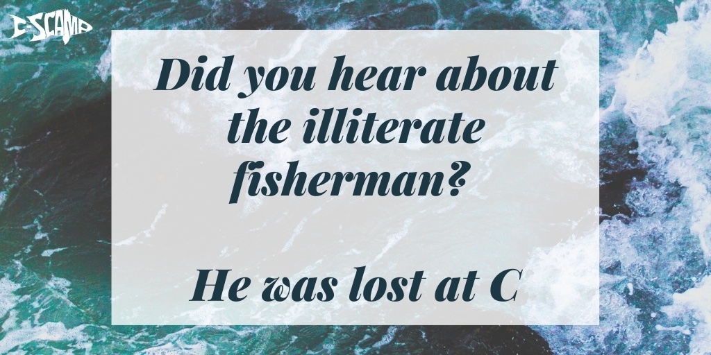 CSCAMPscience's tweet image. #FishjokeFriday