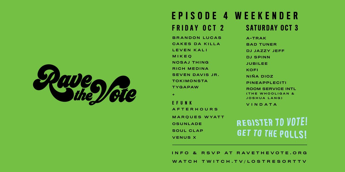 Rave The Vote tweet media