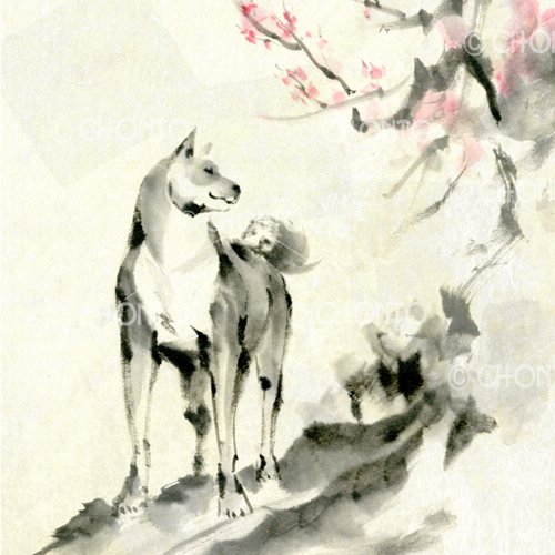 犬の絵のtwitterイラスト検索結果