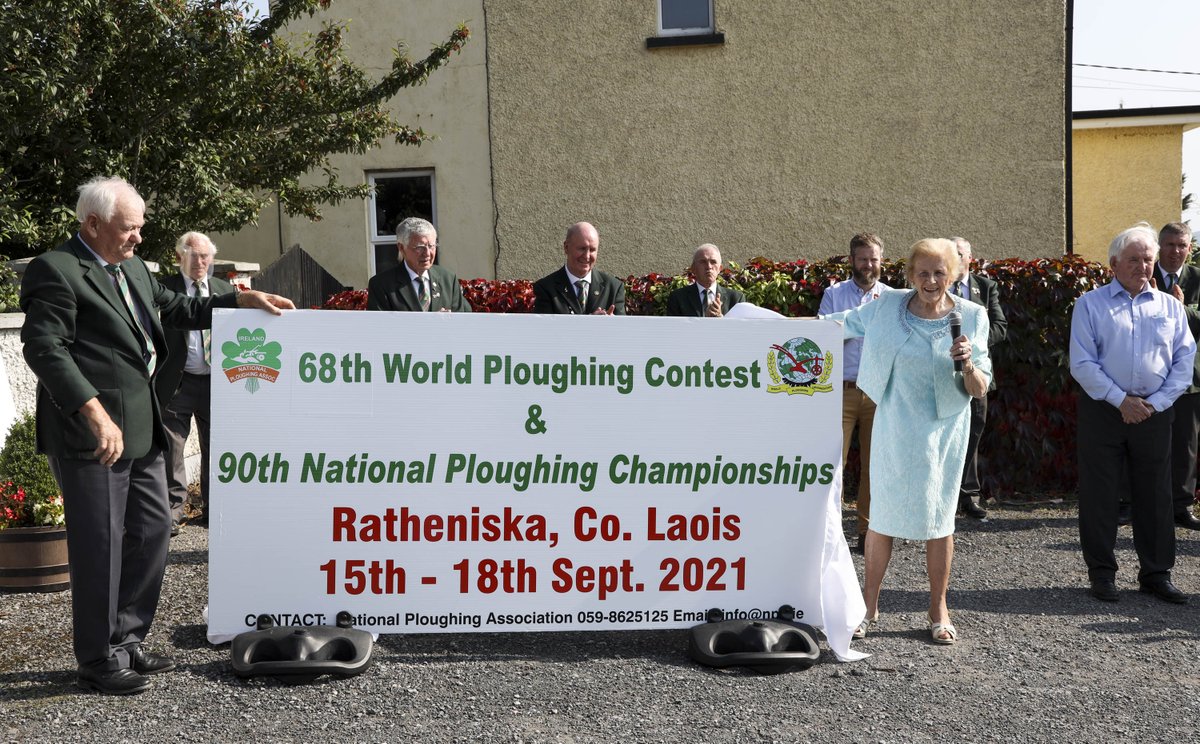 HUGE EXCITEMENT AS THE VENUE FOR THE 90TH NATIONAL PLOUGHING CHAMPIONSHIP &amp; 68TH WORLD CONTEST HAS BEEN CONFIRMED TO TAKE PLACE IN RATHENISKA, CO LAOIS SEPT 15, 16, 17 &amp; 18 2021 <a href="/VirginMediaNews/">Virgin Media News</a> <a href="/farmersjournal/">Irish Farmers Journal</a> <a href="/farming_indo/">Farming Independent</a> <a href="/AgrilandIreland/">Agriland</a> <a href="/NewstalkFM/">NewstalkFM</a> <a href="/TodayFMNews/">Today FM News</a> <a href="/Midlands103/">Midlands103</a>