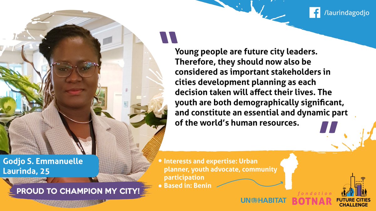 FondationBotnar's tweet photo. 📢 It's time to meet our Young City Champions!
 
These are young activists from across the globe who are championing healthy &amp; thriving cities that work for all.

(1/2) https://t.co/vlw9jjZdxs
