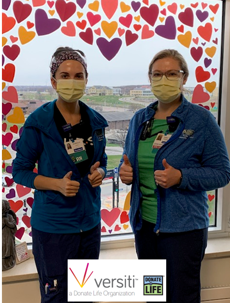 Versiti's tweet photo. Many thanks to @childrenswi & @Froedtert for their efforts to encourage #organdonation and #tissuedonation as part of the @HRSAgov Workplace Partnership for Life program. Weโre in awe of the lifesaving work you do every day! #LetLifeBloom https://t.co/6tHWjYrTj6
