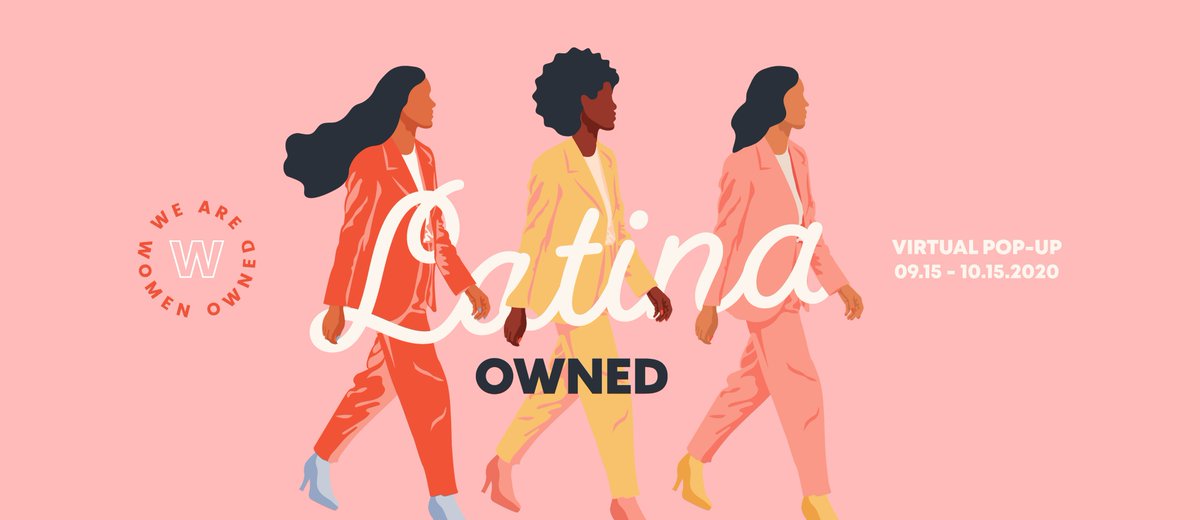 WeAreWomenOwned's tweet photo. In celebration of #HispanicHeritageMonth2020, we invite you to discover, shop &amp; support 75+ Latina-owned small businesses via our Latina-Owned Virtual Pop-Up! https://t.co/bsFCza2MxI https://t.co/svDQHDIA0H