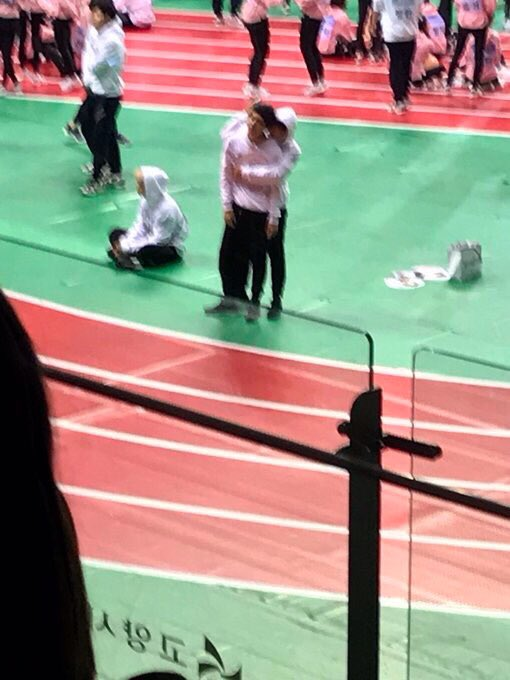 There is a iconic video of Jungkook hitting Taehyung's bu* but its from headliner and i refuse to share any content from here. So here it is cute moments from them on ISAC 2017.