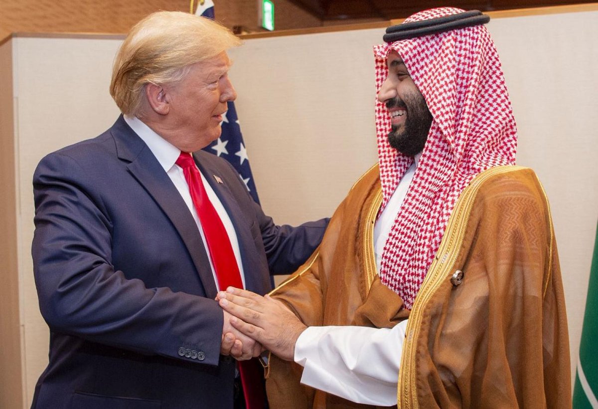 3/ SAUDI-ISRAEL NORMALIZATION. In 2015, the Saudis, Israelis and Emiratis sealed a detente to aid Trump's election, which they did—illegally. Now their years-old plot is going public via a series of sham "peace deals" aimed at making Trump look diplomatic. The Saudis are up next.