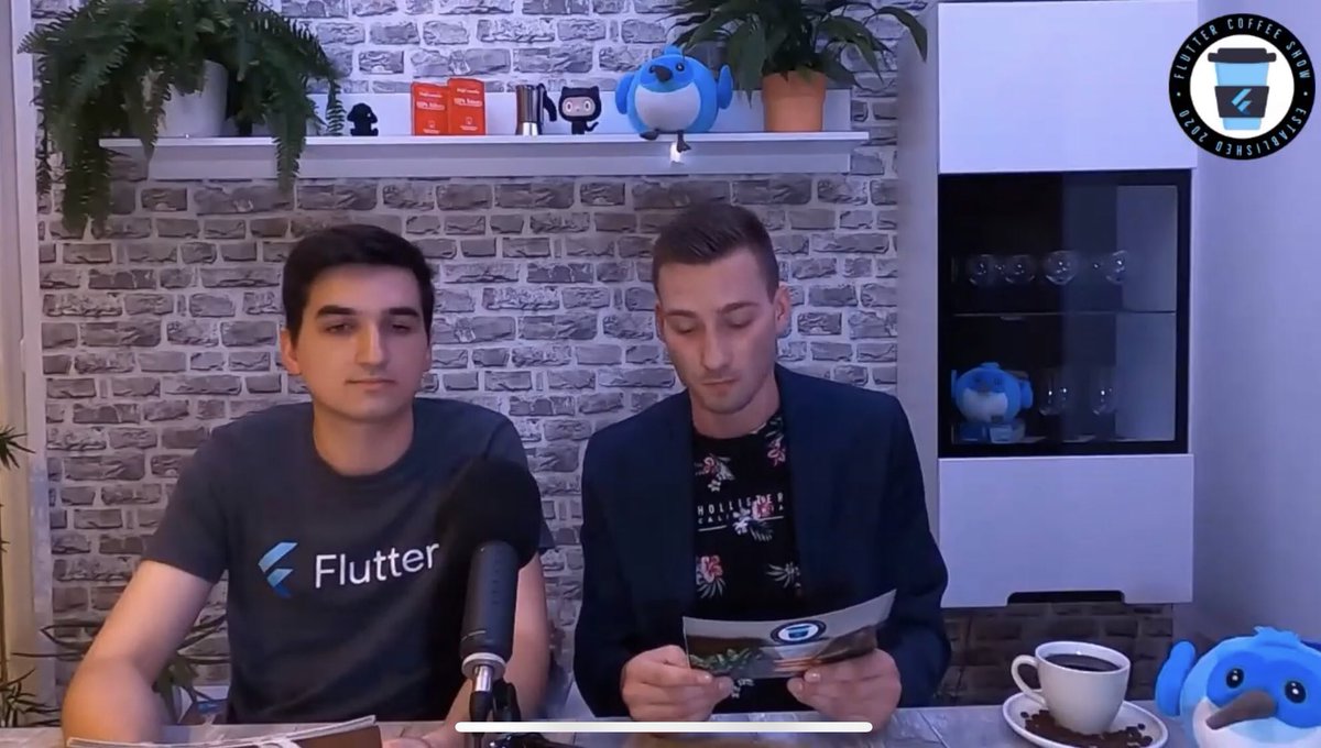 Neohelden (@neoheldencom) on Twitter photo Join our CTO <a href="/Beevelop/">Maik Hummel</a> and former lead #flutter dev <a href="/norbertkozsir/">Norbert Kozsir</a> for their very first #FlutterCoffee show - packed with news and talks from the Flutter-community 👏👍🎉 Join our CTO <a href="/Beevelop/">Maik Hummel</a> and former lead #flutter dev <a href="/norbertkozsir/">Norbert Kozsir</a> for their very first #FlutterCoffee show - packed with news and talks from the Flutter-community 👏👍🎉