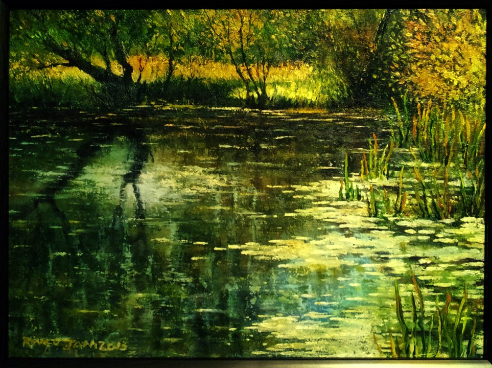 oil painting.