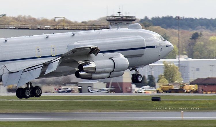 Boeing 707 test plane operated by Lincoln Laboratory. Photo credit: Jonah Saltz