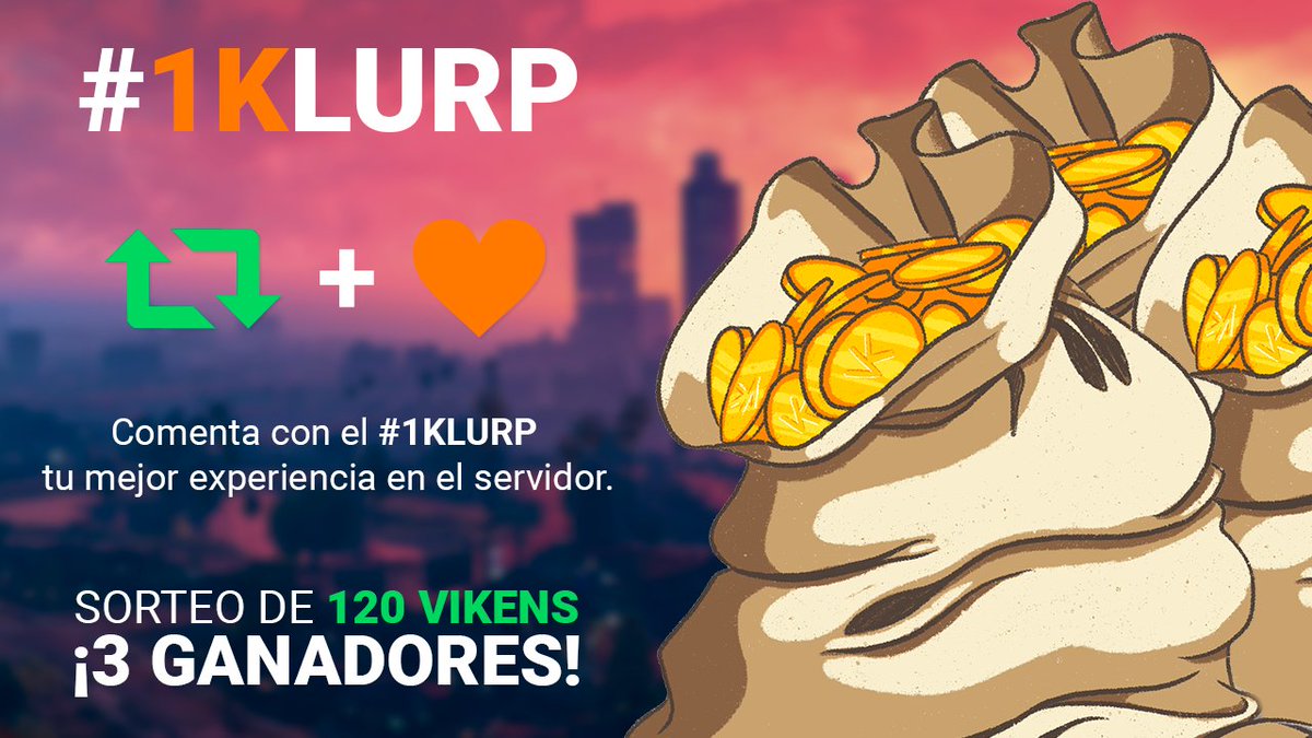 lurp_es's tweet image. #1KLURP

En agradecimiento por esos 1.000 seguidores en la cuenta de Twitter haremos un sorteo de 120 vikens contando con 3 ganadores.

Para ello seguiremos las instrucciones de la imagen.

En el siguiente tweet os pasaremos un enlace donde podréis conseguir más participaciones.