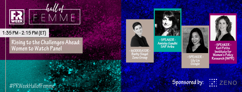 PRWeekUS's tweet photo. Tune in as selected Women to Watch honorees share their insights in career growth, how they’ve made their mark so far and how they plan to continue evolving the communications industry with their growing influence!
#PRWeekHallofFemme #PRWeek https://t.co/CWoxbGh4Ax https://t.co/AIWBerqfZv