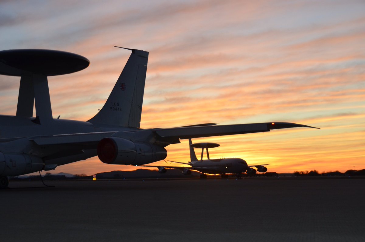  This mission was closely monitored by the Control & Reporting Centre at  @RAFBoulmer, and a  @NATO E-3A from Geilenkirchen Air Base which was re-tasked from a training mission.  It extended radar coverage and provided tactical command and control during the mission. 8/ #QRA