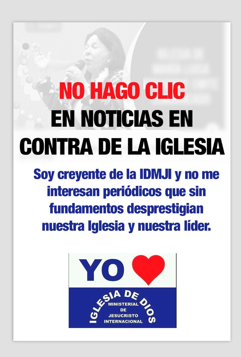DefensoresIDMJI's tweet photo. No tiene sentido dar relevancia a noticias de desprestigio, que buscan es generar tráfico con el nombre de la IDMJI y la Hna. María Luisa.
Publican sin fundamento, y siempre usando presunciones. https://t.co/qRYkC3fbxP