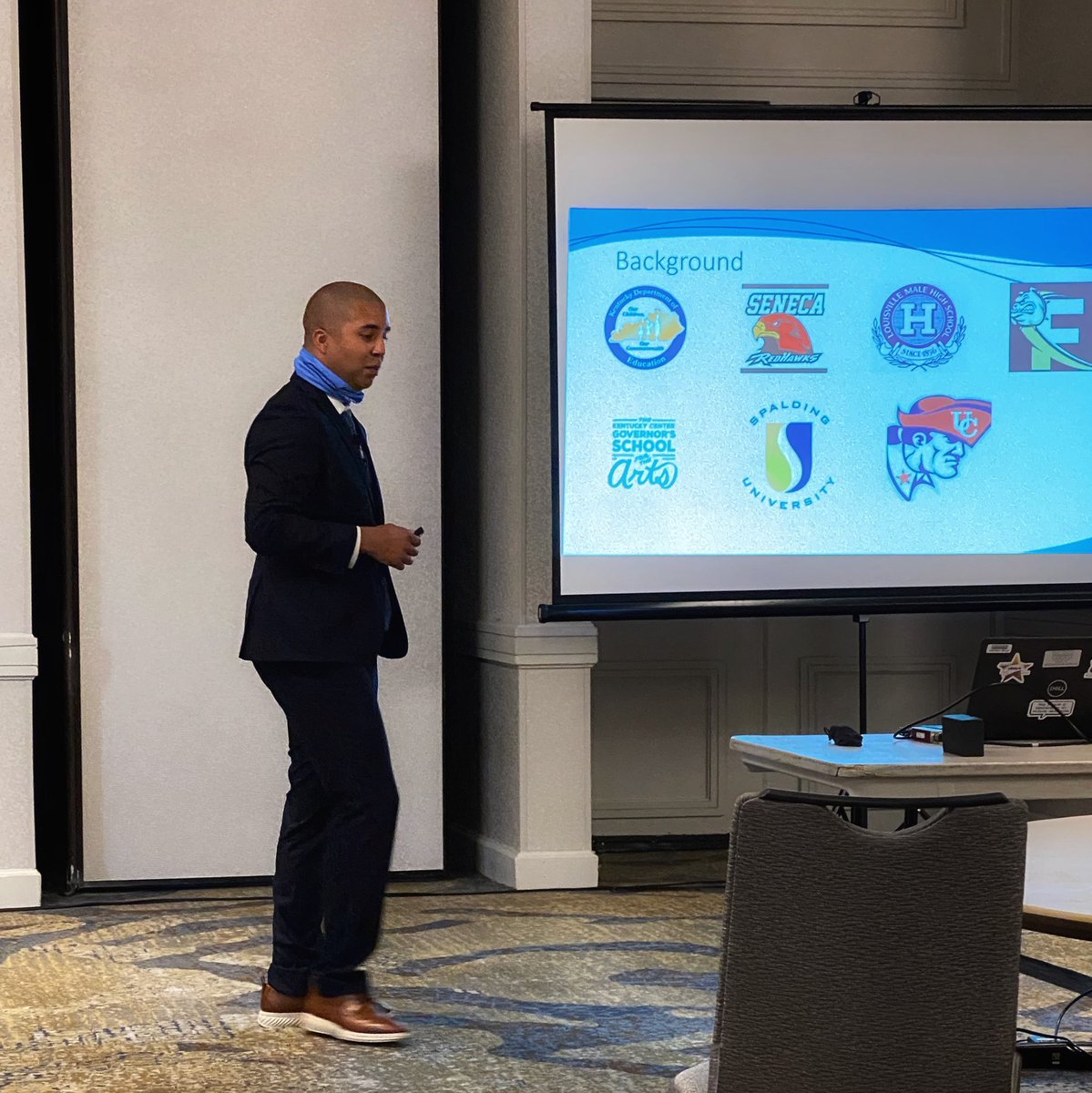 mbmccormac's tweet photo. Dr. Sweeney talking to SC about the standards that mandate us to address race-based stress & trauma @KentuckySCA #KSCA20 @ASCAtweets https://t.co/gpeZygfnb4