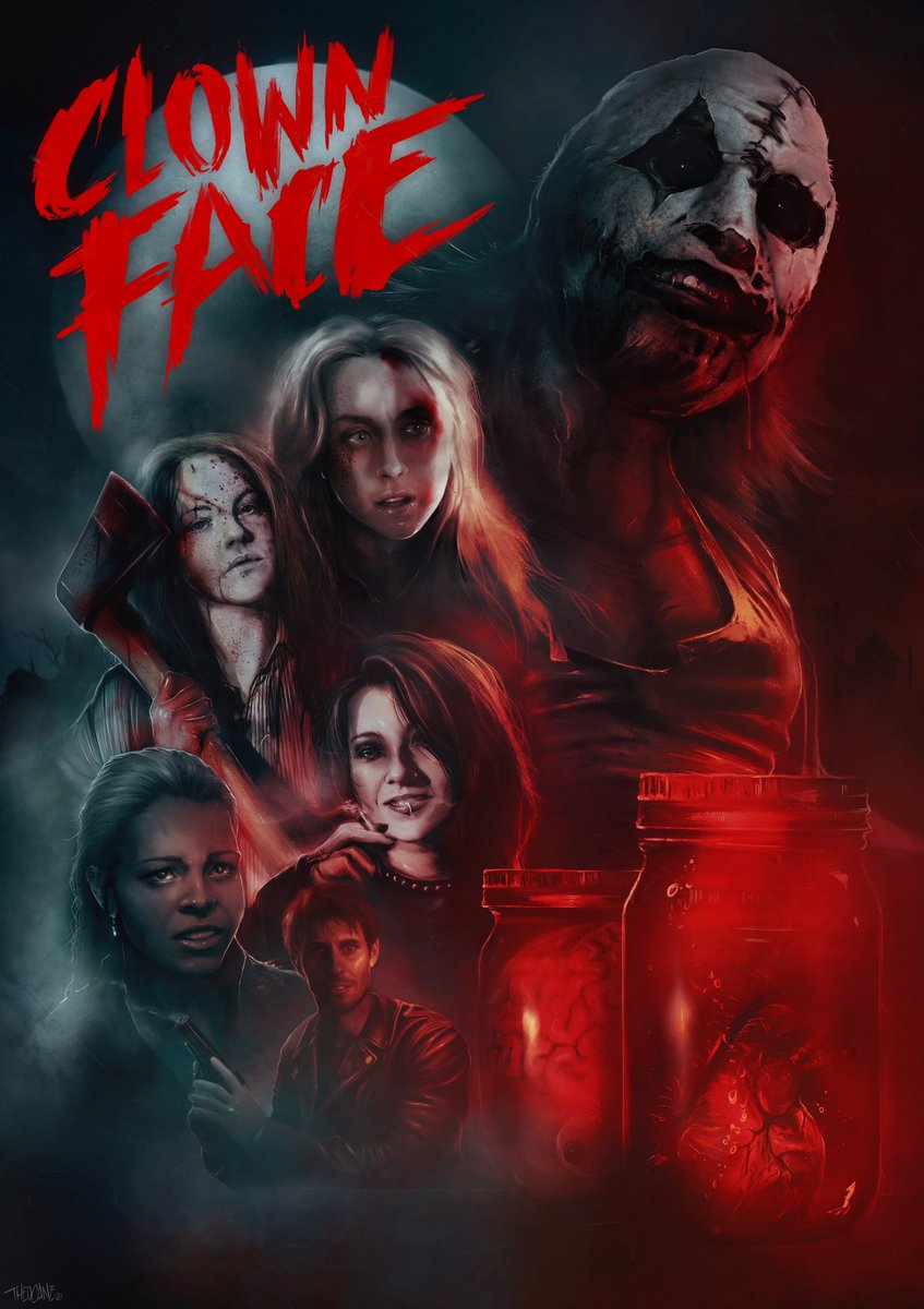 ClownfaceMovie's tweet photo. Amazing alternative poster by the incredibly talented @THEO_CANE 🔪🤡😍 #clownface #horror #artist #paintedposter #independentfilm https://t.co/lwtc1gqUCZ