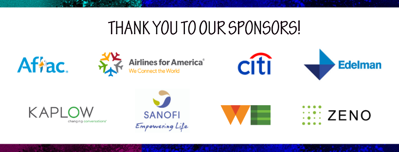 PRWeekUS's tweet photo. On behalf of PRWeek, we would like to thank all of the wonderful sponsors that made #PRWeekHallofFemme possible! @aflac, @AirlinesDotOrg, @Citi, @EdelmanPR, @kaplowcomm, @sanofi, @WEcomms, @zenogroup https://t.co/vkns1o8eSK