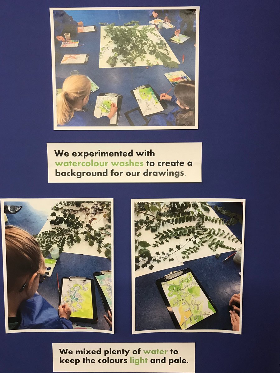 LucyHWood's tweet photo. More amazing artwork from #JSVYear4 inspired by nature and planned superbly by the hugely talented @LisaOConnorO 🌿🌱#BSNArt https://t.co/pQS35FWlwu