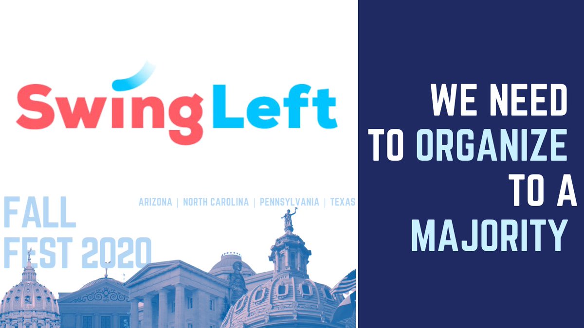 This Election has been one like we're never experienced but, like <a href="/swingleft/">Swing Left</a> we have remained innovative in how we are organizing to #FallIntoTheMajority. 

Sign up to: 

☎️Make Phone Calls 
📱 Text 
📭Write Postcards
🗳️Make a Plan to VOTE

mobilize.us/nchousedems/ev…