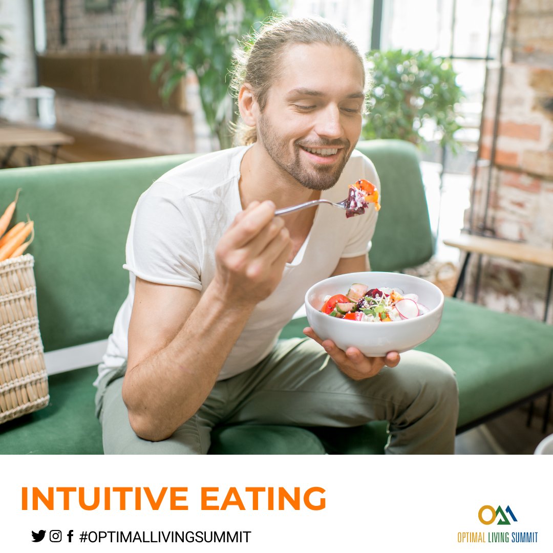optimallivingto's tweet photo. Intuitive eating is an eating style that promotes a healthy attitude toward food and body image. The idea is that you should eat when you’re hungry and stop when you’re full.

#intuitiveeating  #wellnesstoronto #torontowellness #gtawellness#optimallivingsummit https://t.co/USB3rK0UjV