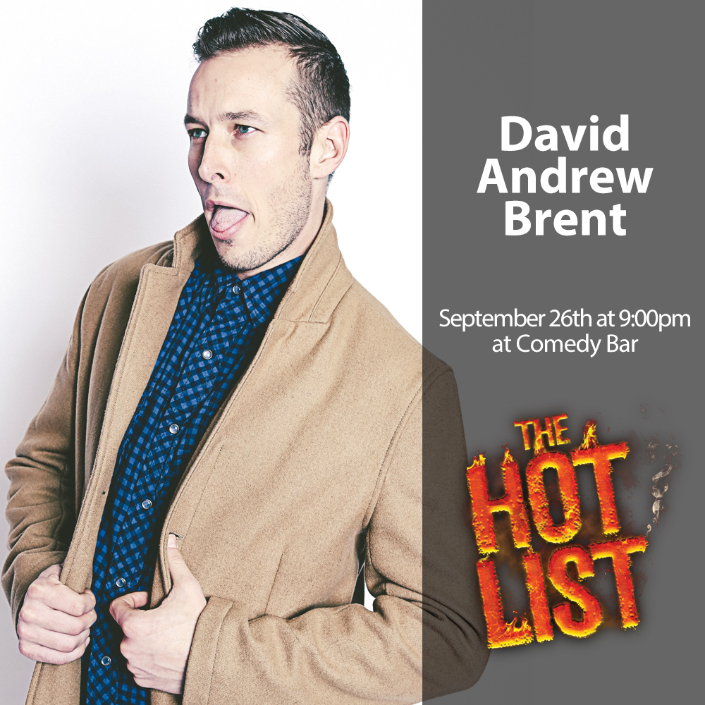 Have you seen DAVID ANDREW BRENT (<a href="/DaveABrent/">David Andrew Brent</a>) live? Check him out on Saturday, September 26th at <a href="/comedybar/">COMEDY BAR</a>! More info here: linktr.ee/thehotlist #toronto #comedyTO #torontocomedy #comedytoronto #torontoevents #torontonightlife