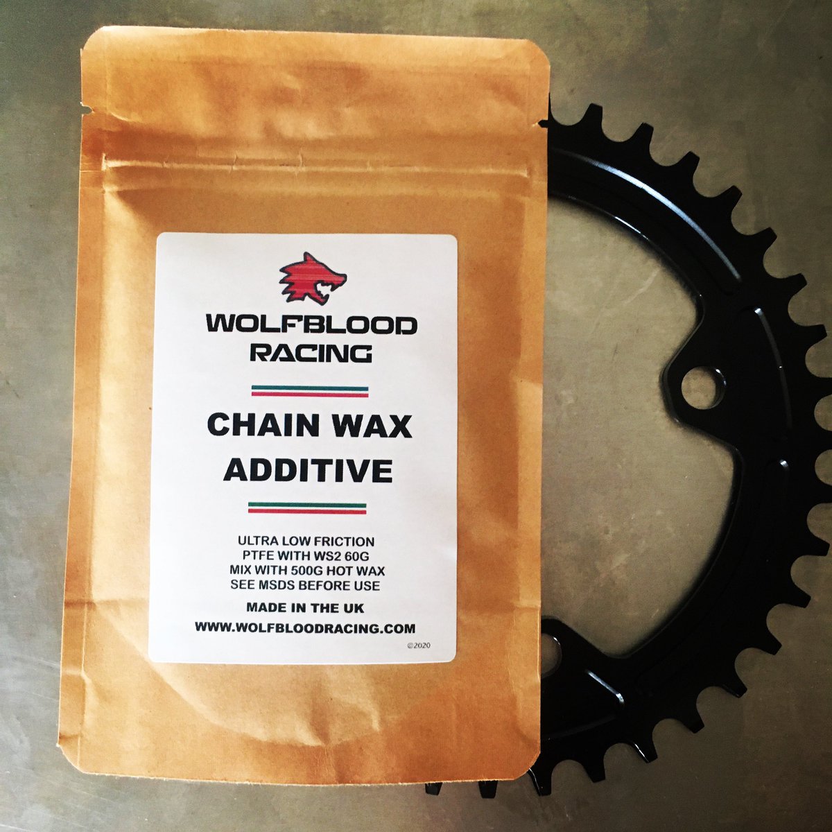 The word is getting out: Tungsten + PTFE = 🚴🏿‍♂️💨