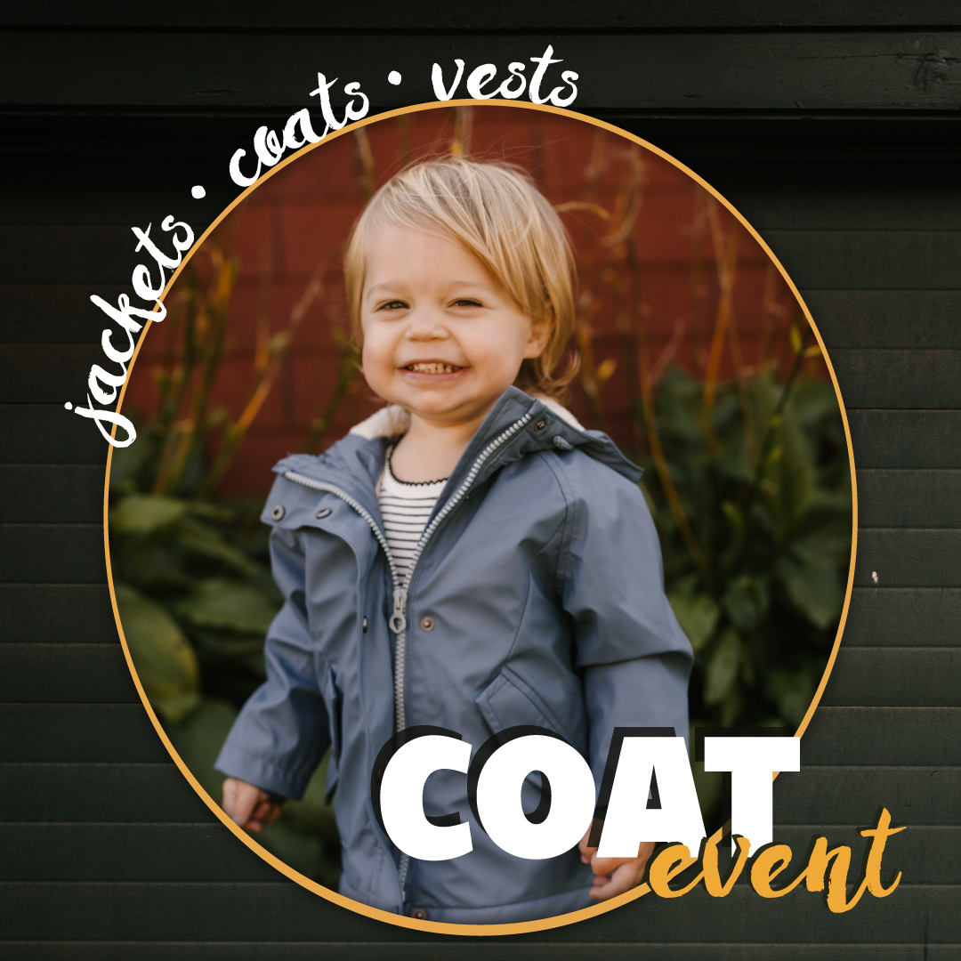 Jackets are out in all sizes!