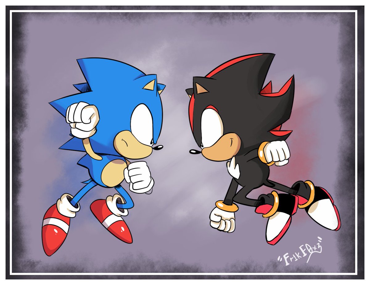 Sonic vs Classic Sonic fight?!