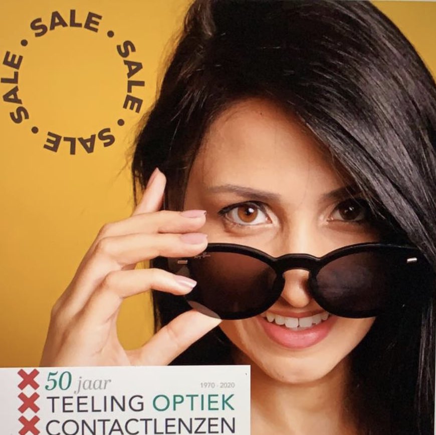 Tot en met 3 oktober op alle zonnebrillen kortingen van 10 tot en met 50%