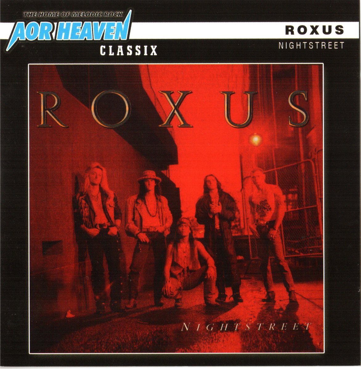 DENIM & LEATHER recommends:
ROXUS Nightstreet (1991) 🇦🇺
Debut and only album by the Australian hard rockers! Reached #5 spot in AUS charts. Band opened for Poison, Bon Jovi and Warrant. Overlooked. #DnLrecos #NowPlaying 
#HardRock #AOR #GlamMetal
Spotify: open.spotify.com/album/7DdAz8Ux…