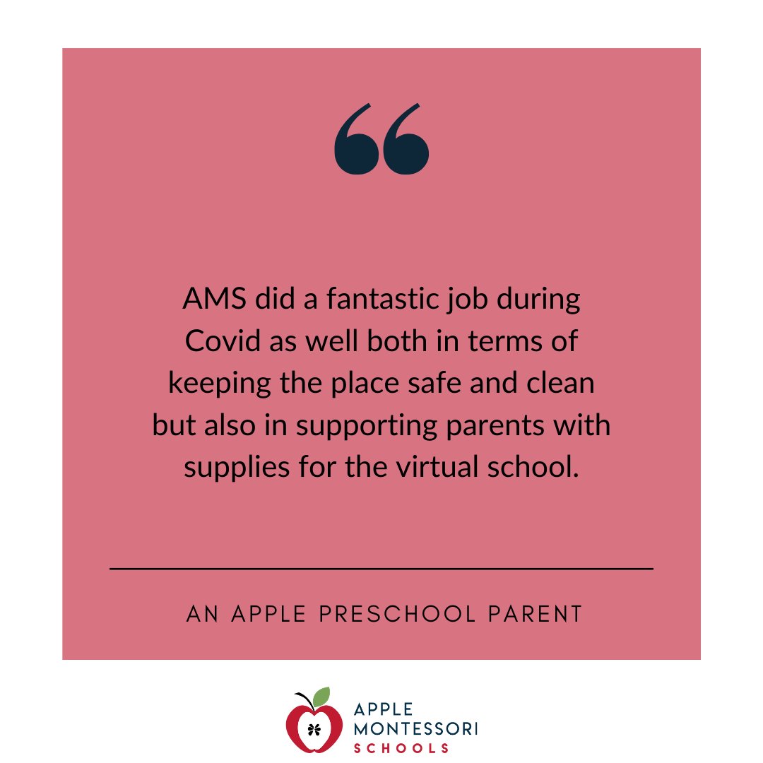 AppleMontSchool's tweet photo. Not only are our schools supporting our in-school families, but we also have a whole team dedicated to supporting our At Home with Apple Families. We are so proud of our teams for adapting and supporting our families so children stay engaged and keep learning!
🍎
#applestrong https://t.co/IJJTNZdCkF