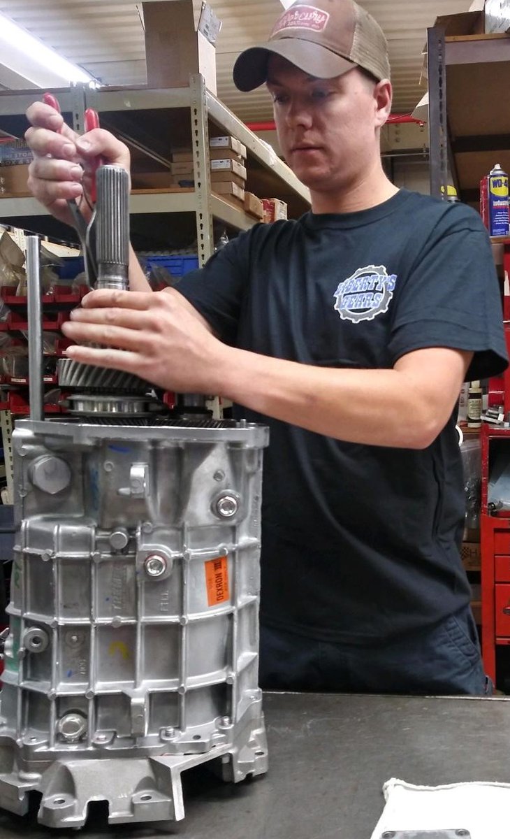 One of our technicians is finishing up another Tremec F-Body Magnum 6-Speed fully race prepped with Liberty’s Gears Face Plate modifications.