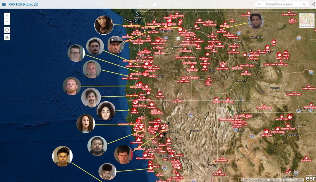 Arson arrest map
Pretty much destroys the narrative of "drought and lightening"
And these are just the ones that got caught
Tip of the iceberg https://t.co/qEz7s2I5VF