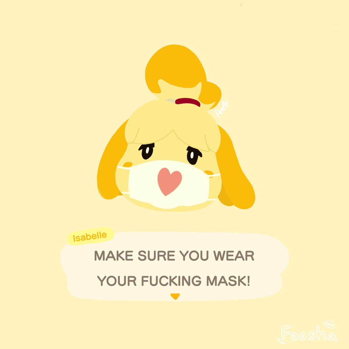 Foosha_Art's tweet photo. Anti-maskers got me like 😤 https://t.co/LNGxjVY5ju