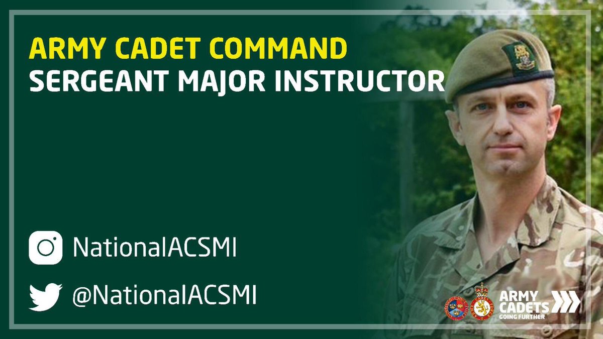 I am delighted to announce the appointment of the new Army Cadets Command Sergeant Major Instructor - David Lightfoot will be known to many and I hope you will join me in wishing him well in this key role #LifelongSuccess @Steve_Parker88 @ACFColCadets  <a href="/UrchTyrone/">Tyrone Urch</a> @D_Morgan_10
