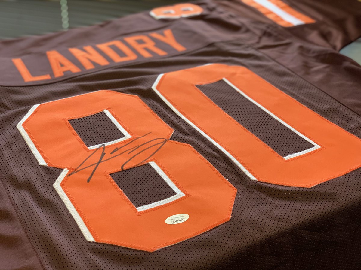 CLEMemorabilia's tweet image. If Jarvis Landry scores a touchdown tonight, we'll giveaway this Jarvis Landry autographed jersey tomorrow!

Rules:
1.) Retweet this Tweet!
2.) Follow us!