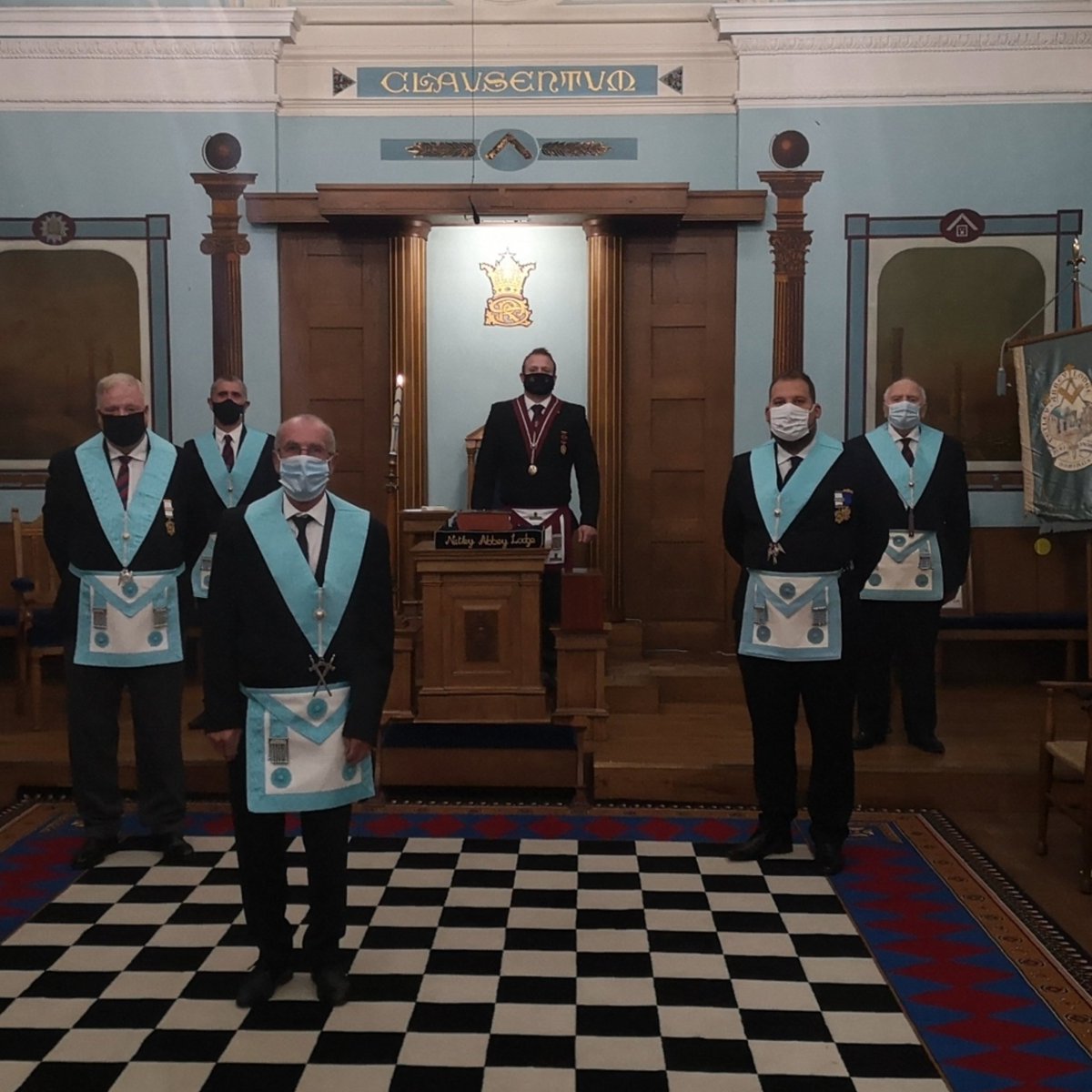 Netley abbey held our first meeting back this evening. Alot of emotions so proud to be back among my brothers but so gutted that more of us could not attend. Still we all met tonight to partake in something we love. Long live freemasonry. <a href="/runstuwiggie/">Stuart Wigginton</a> <a href="/AdeMori64/">Adrian Mori</a>