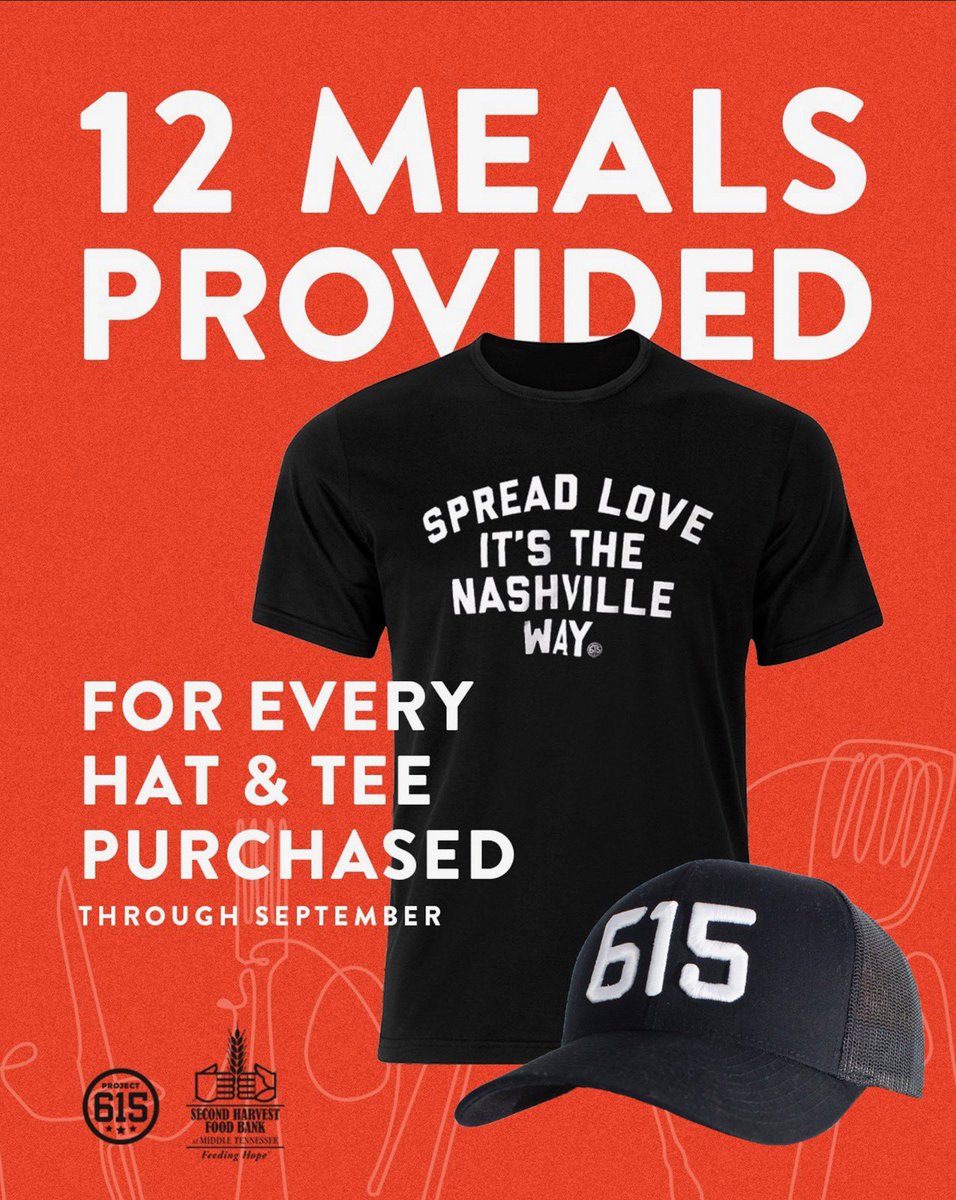 Reminder that September is Hunger Action Month and we’ve partnered with @2harvestmidtn to help provide meals for those in need!
Let’s come together and help stop hunger in Middle Tennessee!

#HungerActionMonth #FightingHunger #Nashville