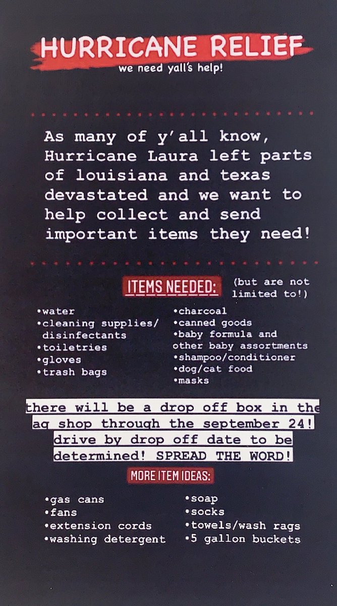 Please donate by next Wednesday, 9/23