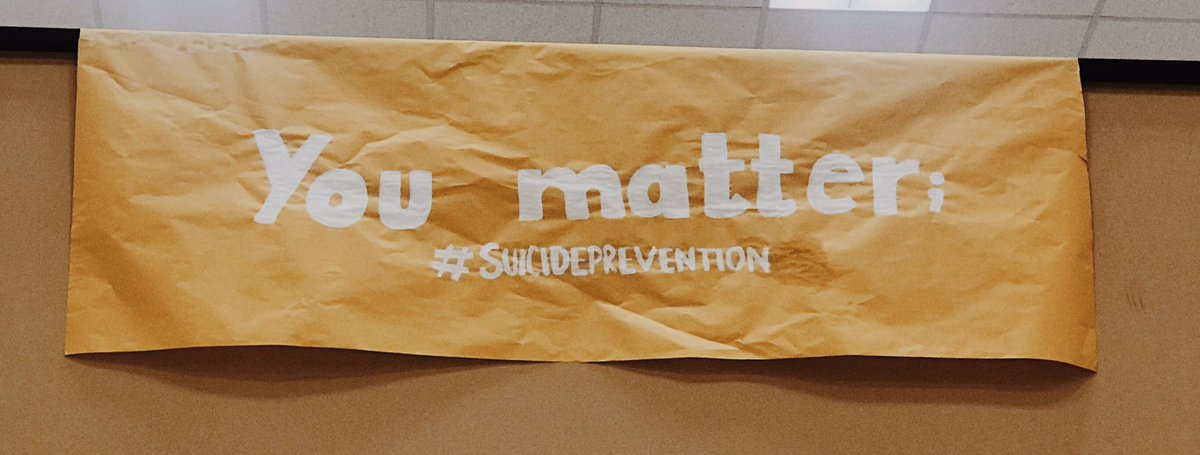 You are valuable &amp; priceless! Your life matters!! Join us tomorrow by wearing yellow. We can all help prevent suicide!!!   <a href="/PorterSpartans/">Porter HS</a> #SuicidePrevention #youmatter;