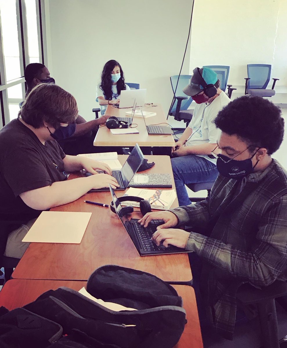 basecampcoding's tweet image. Team work makes the dream work! At Base Camp, daily group learning and cooperation are critical to the success of each student. #basecampcodingacademy #classof2021 #CSinMS #MScodes #codingforall