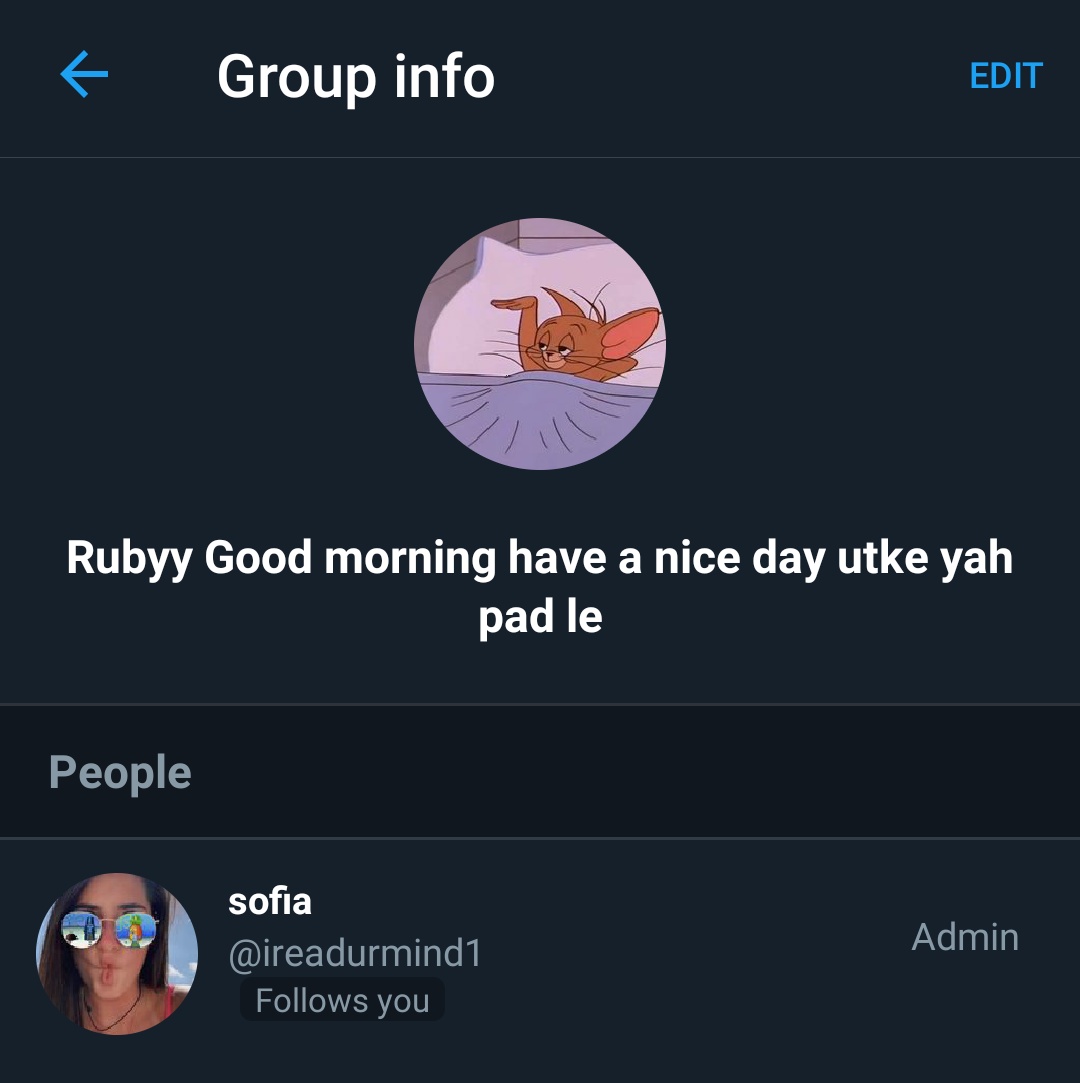 the way you made efforts to make me smile and feel special.. damn.. you did so much for me sofi.. and that time too i was so rude.. i am sorry.. the way you used to changed our groupchat's name to (gm ruby, gn ruby, have a great day) and all..